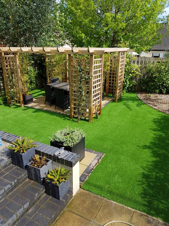 Astroturf with decking