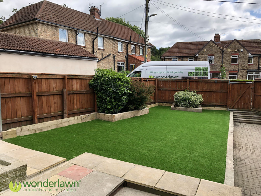 sunderland artificial grass install for dogs after