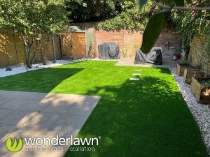 artificial grass is green all year round