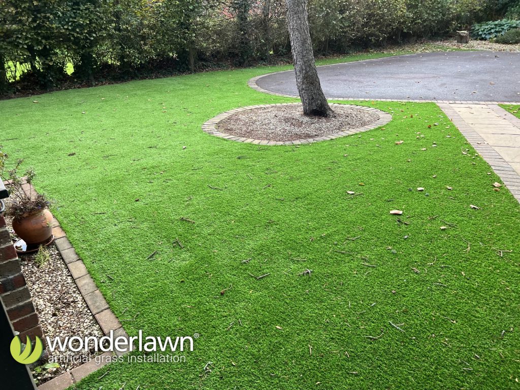 artificial grass installation in Hayling Island Hampshire